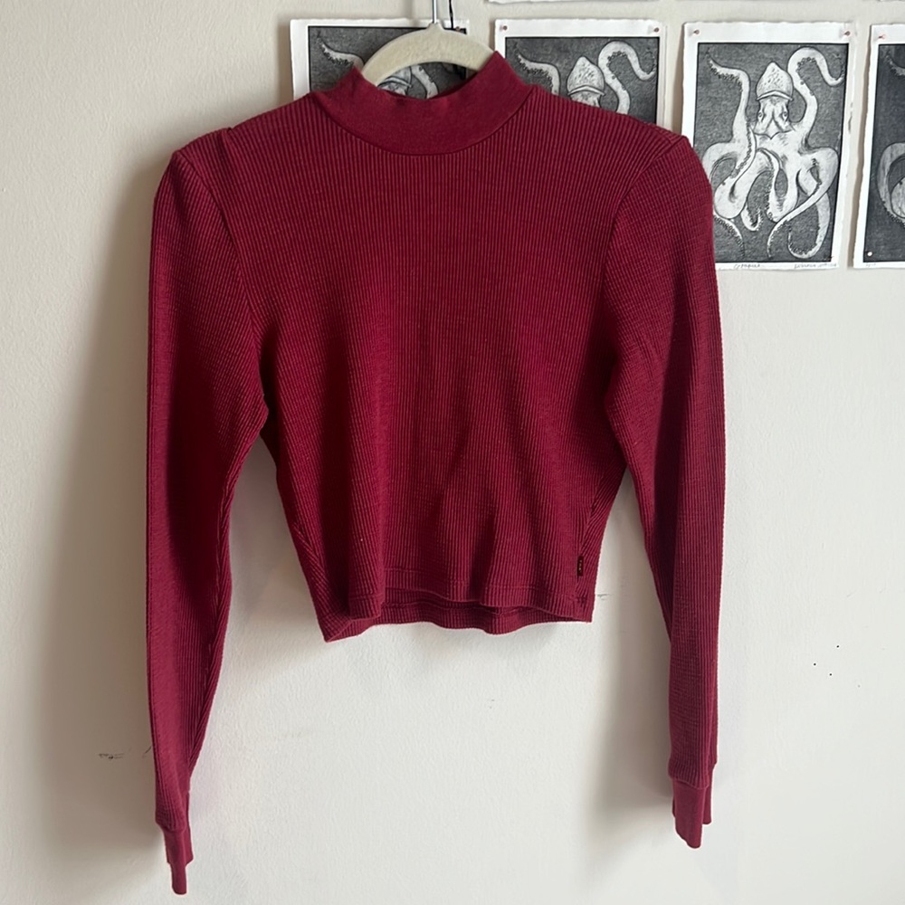 Aritzia TNA Mock Neck Top